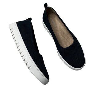 Vionic Womens Navy Blue uptown Skimmer Knit Slip-On Size 6.5 US